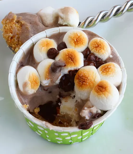 Cookie Shake S'more Cups